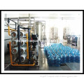 Pure water production line and pure water reverse osmosis system